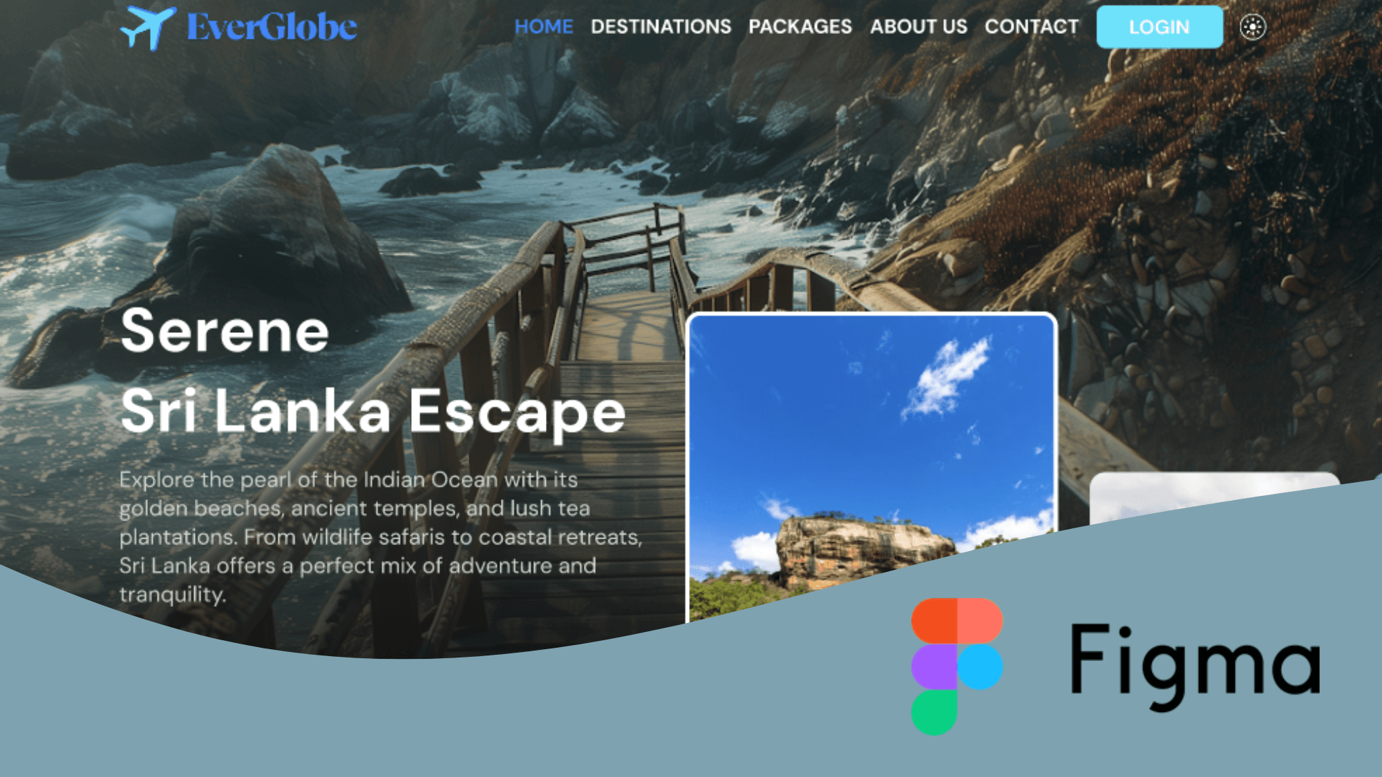 EverGlobe Travel Website project thumbnail
