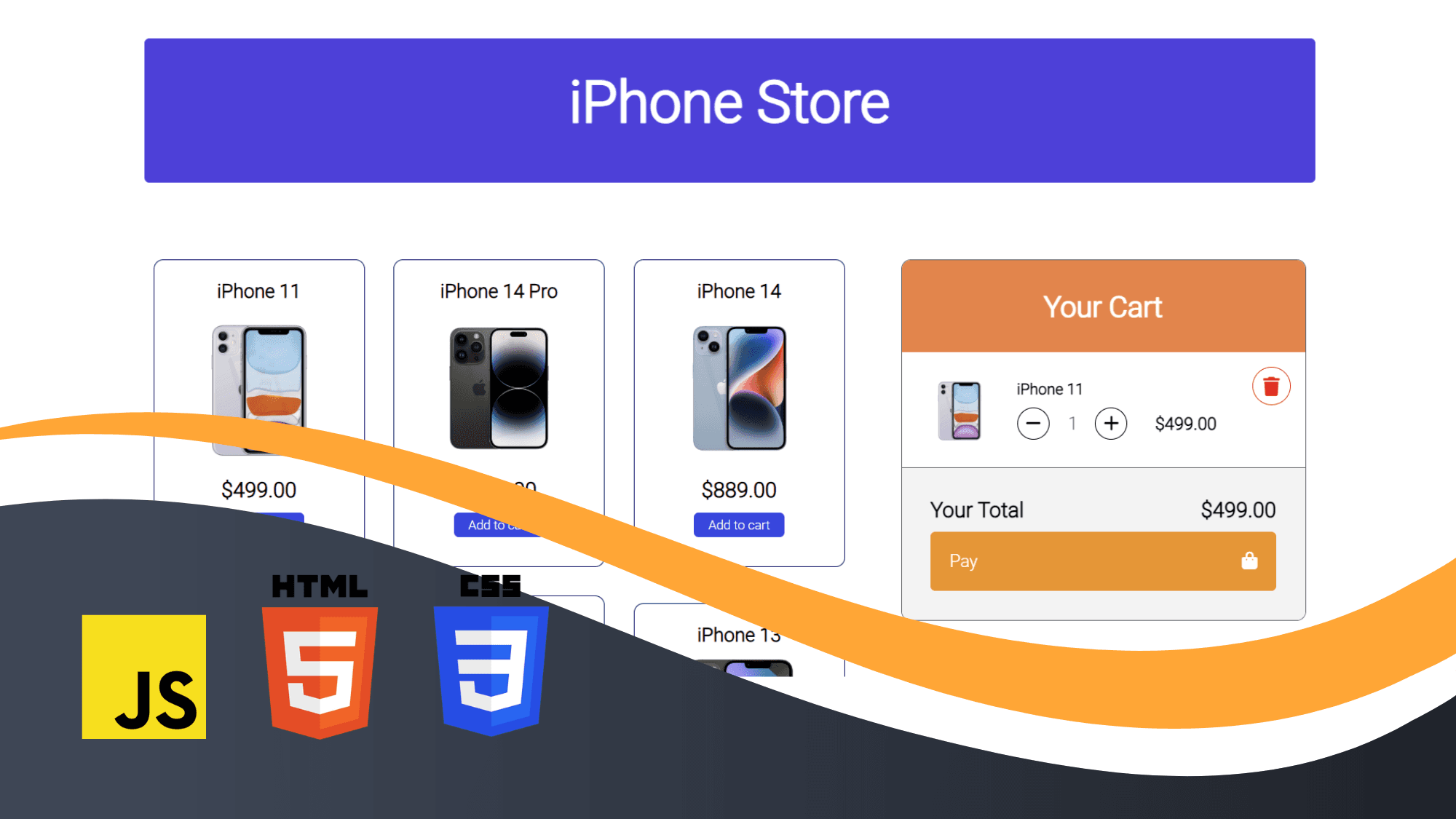 iPhone Store Website project thumbnail