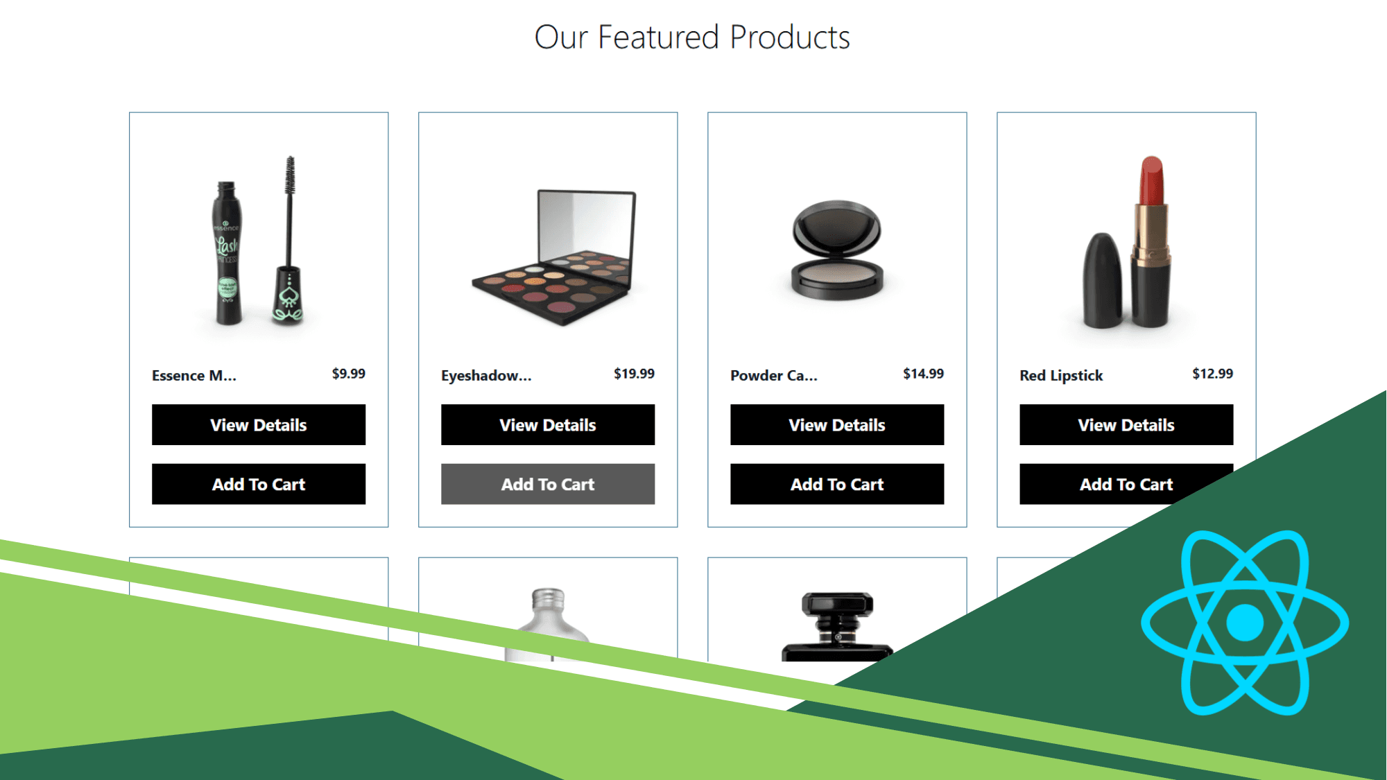 React Shopping Cart project thumbnail