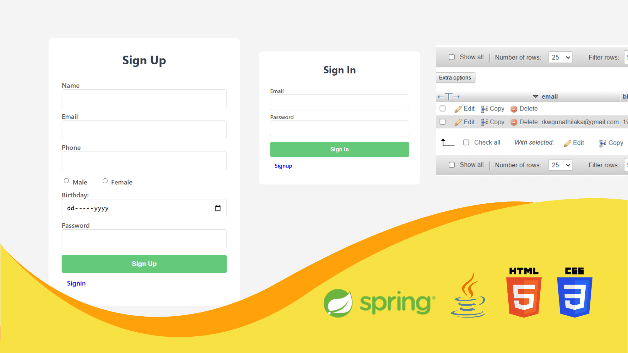 Registration & Login System project thumbnail