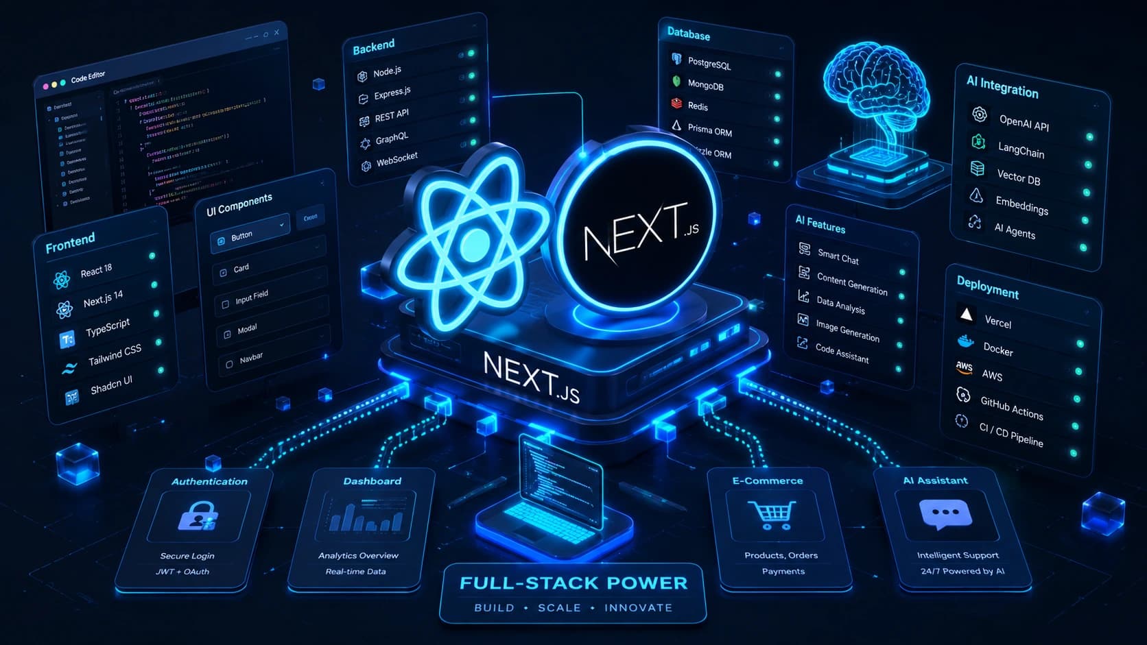 Custom Next.js & React Web Applications
